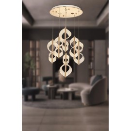 Eray Aydınlatma 1208-5+1 6 Li Sarı Led Avize