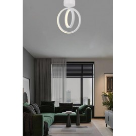 Eray Aydınlatma 1909-1 Plofonyer Beyaz Tekli Led Avize