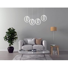 Eray Aydınlatma 1909-4 Beyaz 4 lü Sıralı Led Avize