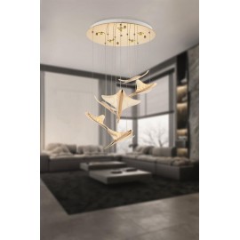 Eray Aydınlatma 1205-5+1 6 Li Sarı Led Avize