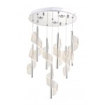 Eray Aydınlatma P7077-6+1 7li Krom Sarkıt Led Avize