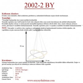 Eray Aydınlatma 2002-2 BY Led Beyaz Avize