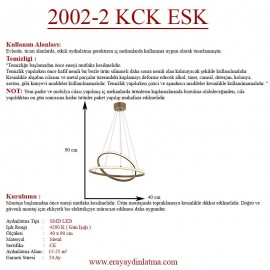 Eray Aydınlatma 2002-2 30-40 Eskitme Led  Avize