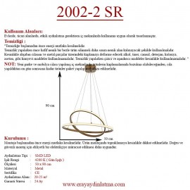 Eray Aydınlatma 2002-2 Eskitme Led Avize