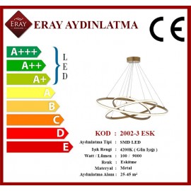 Eray Aydınlatma 2002-3 Eskitme Led Avize