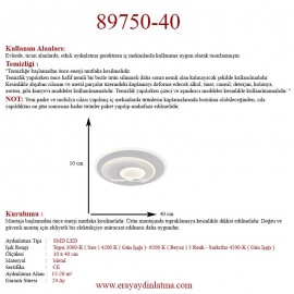 Eray Aydınlatma 89750-40 Plofonyer Led Avize
