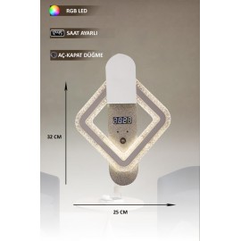 Eray Aydınlatma T8235 Beyaz RGB Led Avize
