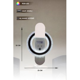 Eray Aydınlatma T8239 Beyaz RGB Led Avize