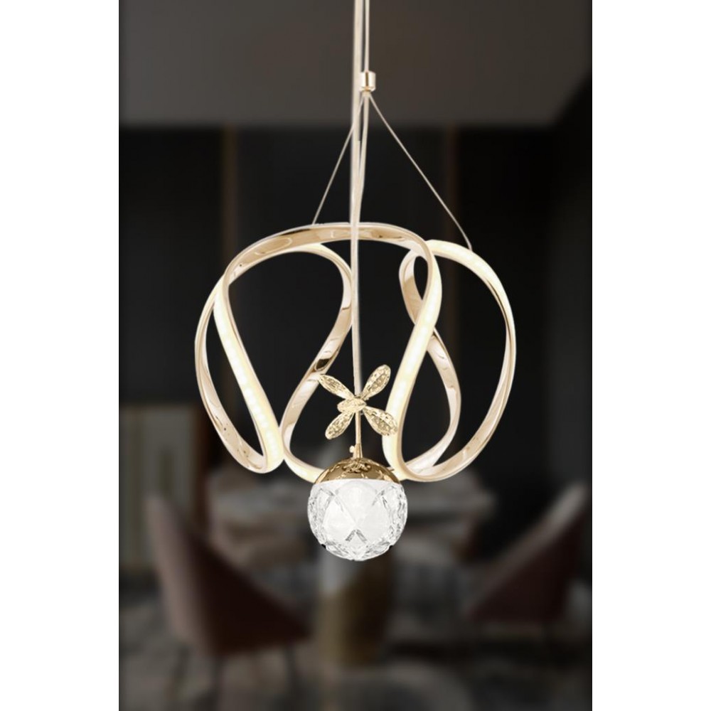 Eray Aydınlatma 1625-30 SR Led Gold Avize