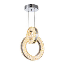 Eray Aydınlatma 7710-2A Krom Kristal Taşlı Ledli Avize