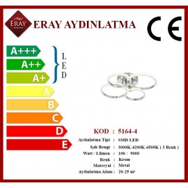 Eray Aydınlatma 5164-4 Led 4 lü Avize