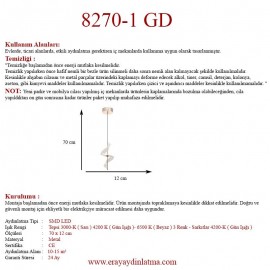 Eray Aydınlatma 8270 Gold Led Avize