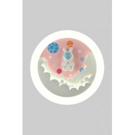 Eray Aydınlatma 8373-3 Plofonyer Led 3 Renk Çocuk Pembe Avize