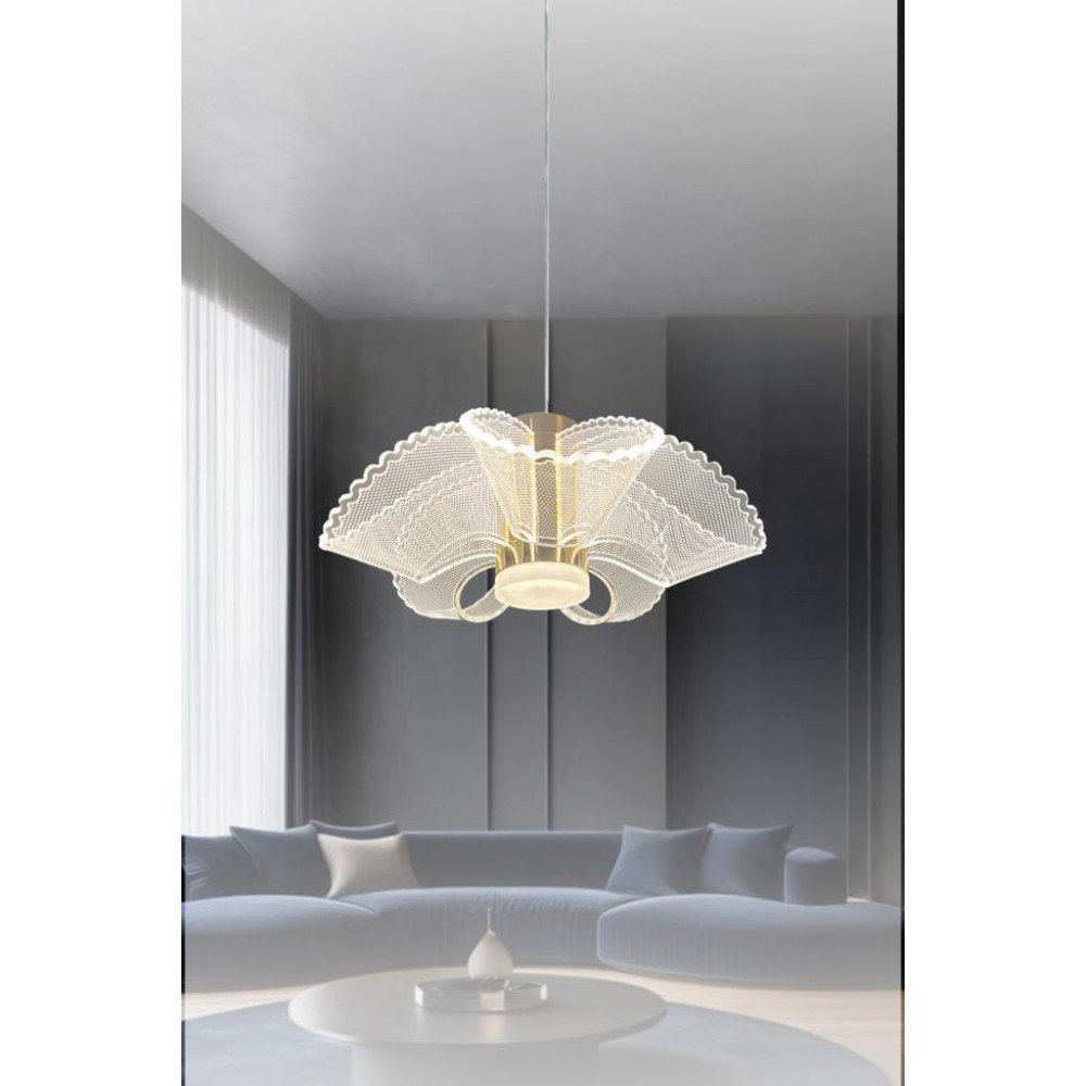 Eray Aydınlatma 9051-5 Sarkıt 3 Renk Led Avize