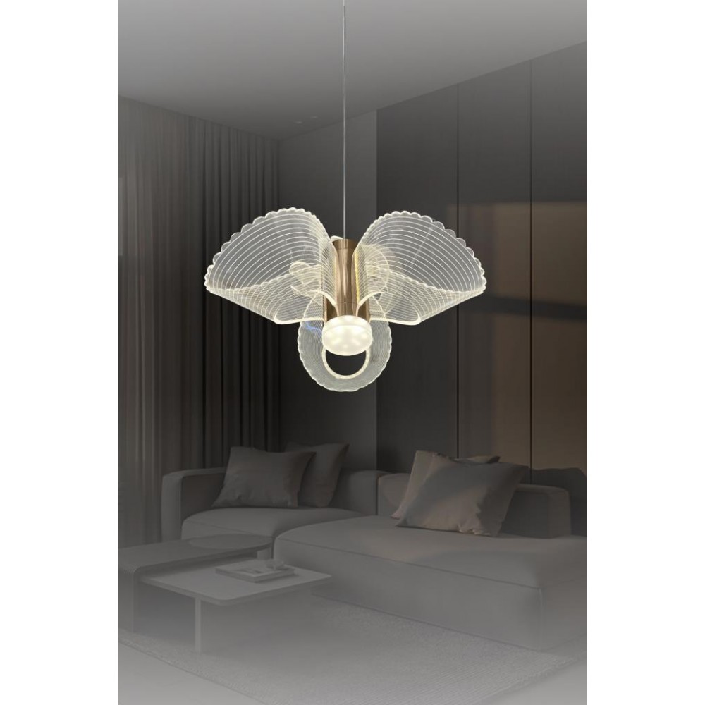 Eray Aydınlatma 9051-3 Sarkıt 3 Renk Led Avize