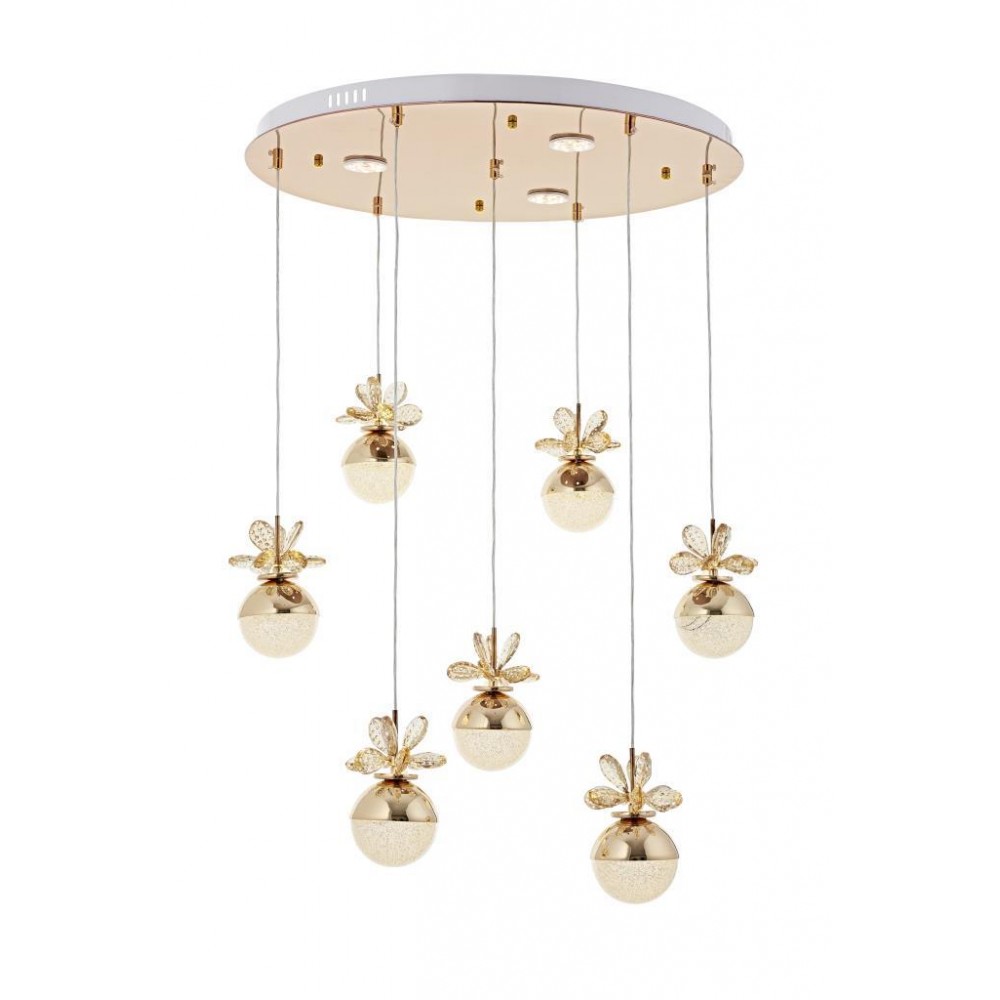 Eray Aydınlatma 9178-7+3R Sarı Powerled 7 li Avize