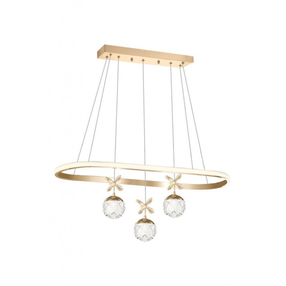 Eray Aydınlatma 4025-3 SR 3 Toplu Gold Led Avize