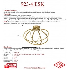 Eray Aydınlatma 923-4 4'lü Eskitme Led Avize