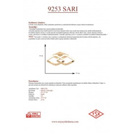 Eray Aydınlatma 9253 Ledli Gold Plofonyer Avize
