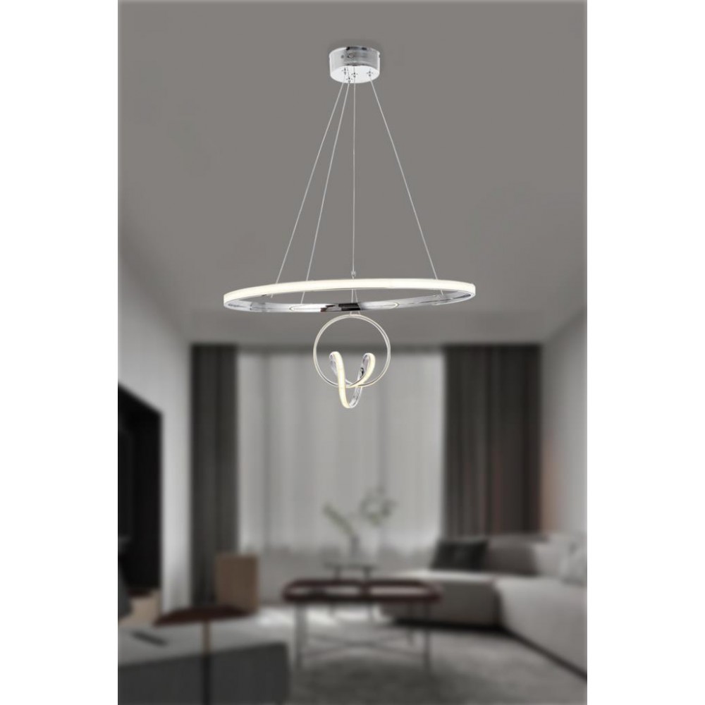 Eray Aydınlatma 2021-30 KR Led Krom Avize