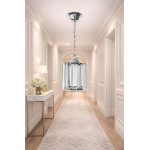 Eray Aydınlatma ERY 3729-44-01 Krom Yuvarlak Tekli Taşlı Avize