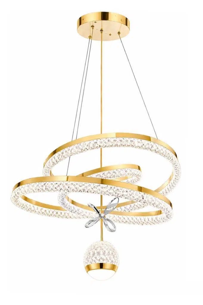 Eray Aydınlatma 6011-500 Tek Toplu Gold Led Avize