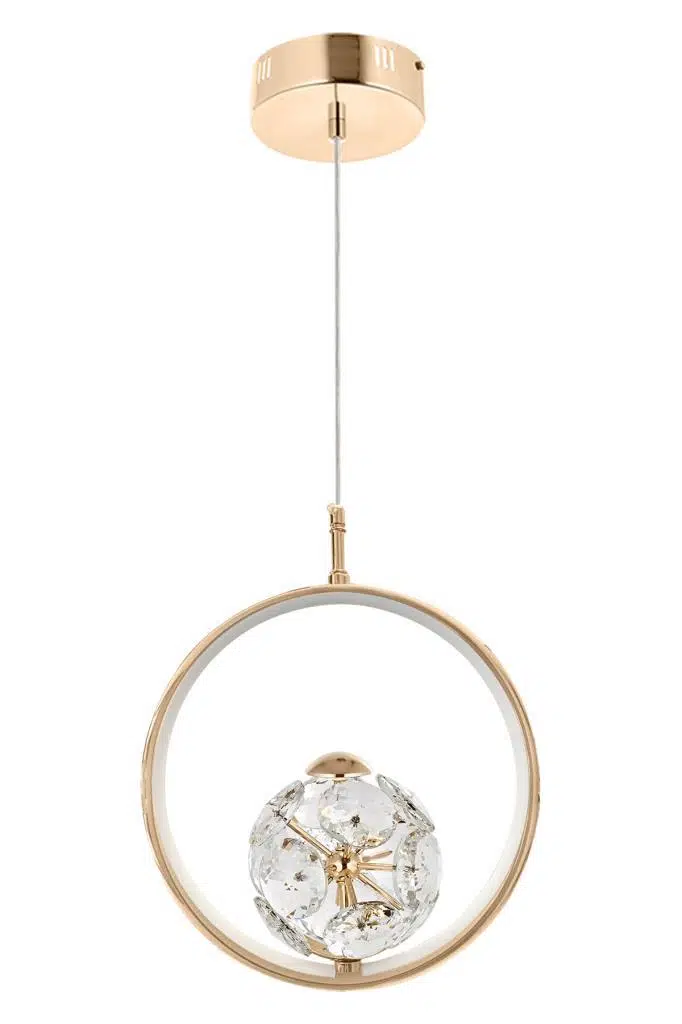 Eray Aydınlatma 1807-1 Gold Kristal Taşlı Led Avize