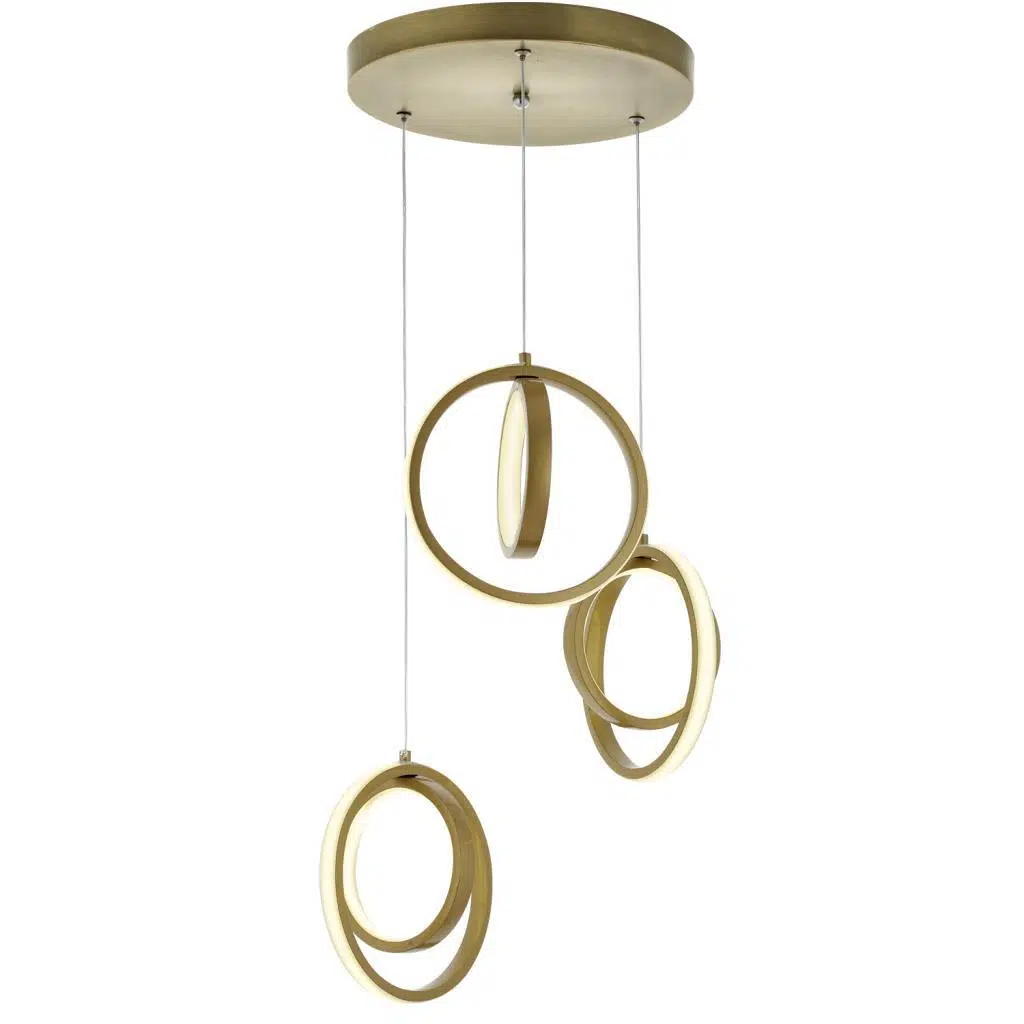 Eray Aydınlatma 1909-3 Eskitme 3 lü Led Avize