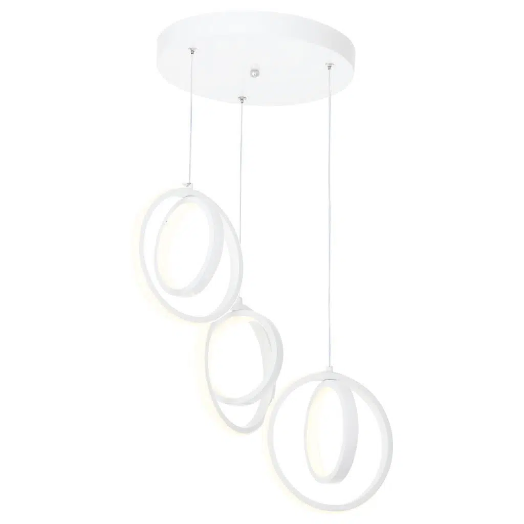 Eray Aydınlatma 1909-3 Beyaz 3 lü Led Avize