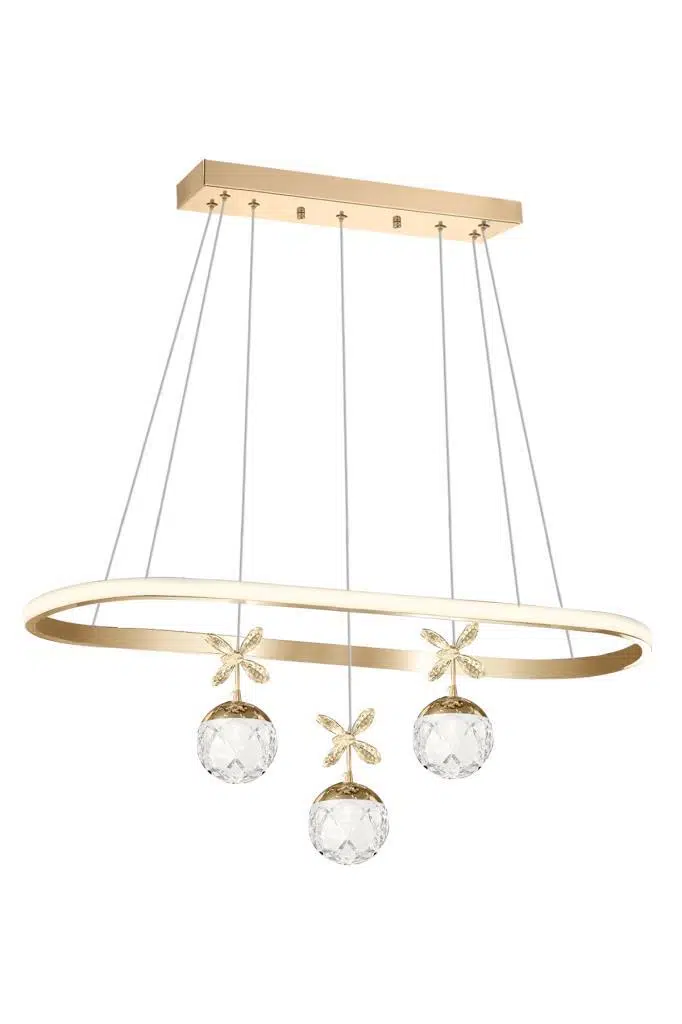 Eray Aydınlatma 4025-3 SR 3 Toplu Gold Led Avize